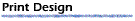 Print Design Services